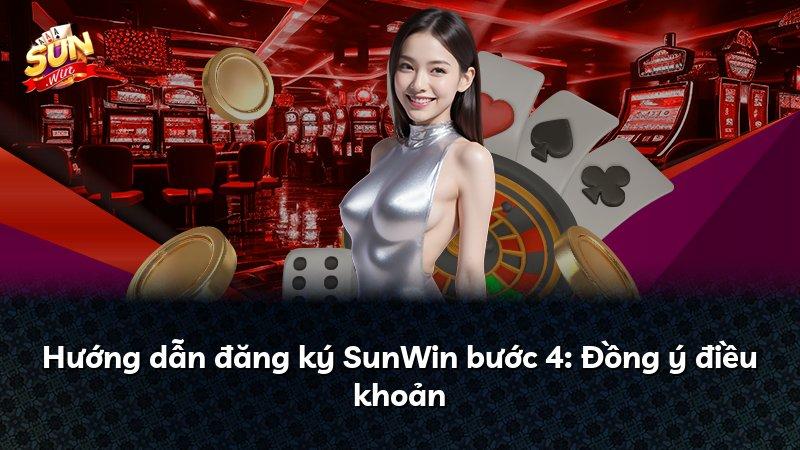 Hướng dẫn đăng ký SunWin bước 4: Đồng ý điều khoản
